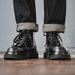 European Warm Series MRA Thick-Soled Martin Men's British Style Round Toe Chunky Short High-Top Derby Shoes Work Leather Boots_vogvips.com