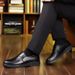 Four-season British-style Business Formal Leather Shoes, Trendy And Versatile Hollow-out Men's Shoes With Plush Lining_vogvips.com
