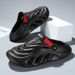 2024 Summer Sandals Indoor House Shoes White Beach Clogs Lightweight Waterproof Sports Flats Slipper For Men_vogvips.com