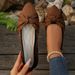 Women's Breathable Knit Slip-On Flat Shoes With Bowknot - Lightweight Comfortable Work Loafers For Women (Black, Navy, Beige, Brown, Orange)_vogvips.com