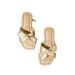 Girl's Fashionable Casual Bow Decorated Woven Flat Sandals Stylish Casual Shoes_vogvips.com