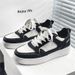 Spring Summer New Breathable Sneakers, Men's Trendy Versatile Thick-Soled White Shoes, Sports And Casual Shoes_vogvips.com