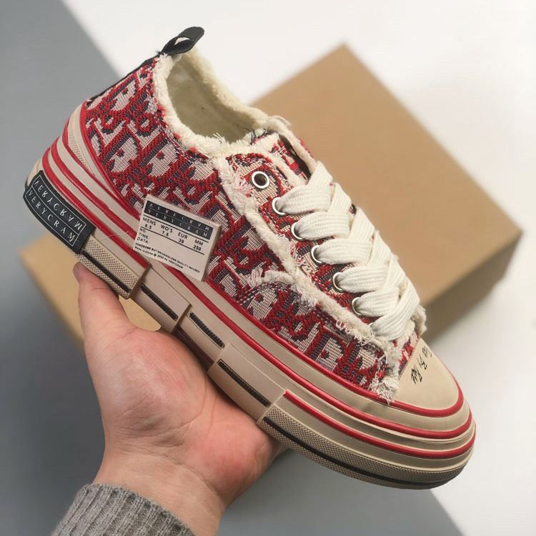 Pure Original Wu Jianhao Distressed Women, Vintage Platform Sole Casual Shoes, Versatile Canvas For Men,_vogvips.com