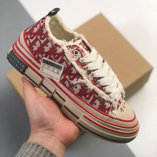 Pure Original Wu Jianhao Distressed Women, Vintage Platform Sole Casual Shoes, Versatile Canvas For Men,_vogvips.com