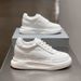 Thick-Soled Genuine Leather White Sneakers For Women 2025 Spring And Autumn New Style High-End Height-Increasing Casual_vogvips.com