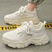 Men's Dad Sneakers Breathable Mesh Thick Bottom Height Increasing Casual Sports Shoes Trendy Comfortable Lightweight Fashion_vogvips.com