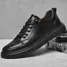 Classics Brown Genuine Leather Casual Shoes Men's Jogging Shoes Winter Warm Fur Oxford Shoes For Men Big Size:36-47 Mocassin_vogvips.com