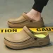 Fahion Men Sandal Outdoor Garden Clog Waterproof Anti-Slip Oil-Reitant Chef Comfortable Women Slipper Fihing_vogvips.com