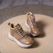 2025 New Thick-Soled Height-Increasing Foam Sole High-Top For Women Spring And Autumn Style Women's With Fleece Lining_vogvips.com