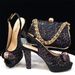 Shoe Bag Set Combination Fish Mouth High Heels With Ladder Handbag_vogvips.com