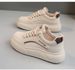 Plover White Women's Thick Soled Versatile Sports Board Shoes, 4.5cm Height Increase, Simple And Comfortable, Paired_vogvips.com