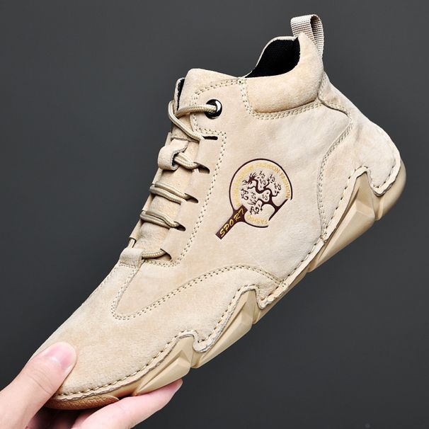 High Top Martin Boots Men's Outdoor Casual Leather Men's Shoes Octopus Breathable Shoes_vogvips.com