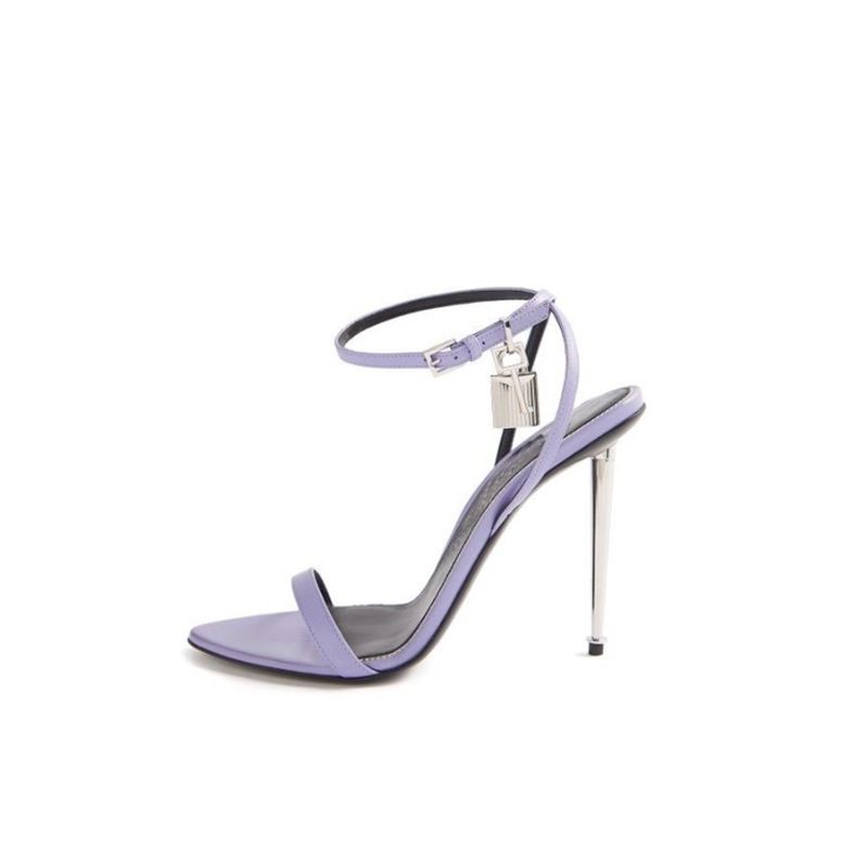 Women's Shoes Fashion Catwalk One Line Buckle Sexy Sandals Women's Shoes High Heels Stilettos Shiny Elegant_vogvips.com