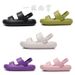 Thick-soled Couple's Sandals Heel Strap, Dual-use For Home Outdoor Wear, Popular Soft-soled Slip-on With A Comfortable_vogvips.com