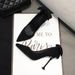2025 New European And American Spring/Autumn High Heels, Sexy Shallow Bowknot Pointed Toe Stiletto Professional Work_vogvips.com