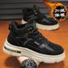 European Warm Series Men's Snow 2025 New Summer Thickened Warm Work With Leather And Wool, Thick Sole Martin Boots_vogvips.com