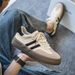 Men's Casual Sneakers - Retro Low-Top Breathable Slip-On Shoes With Round Toe For Summer, Fashionable And Comfortable Low Top Casual Sneakers Men's_vogvips.com
