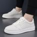 Men's Summer Air Force Shoes Top Grain Cowhide Genuine Leather Trendy Versatile Low Top Breathable Casual Shoes_vogvips.com