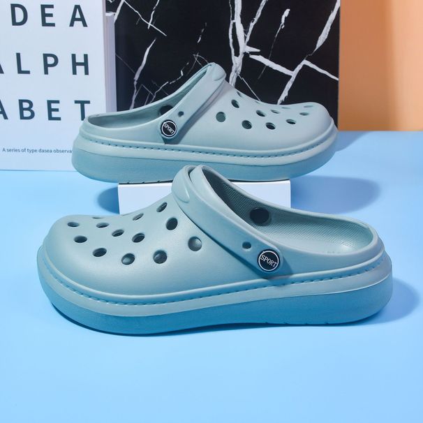 Sandals Men Wear Summer Beach Sports Garden Shoes Soft Soled Hollow Sandals_vogvips.com