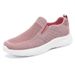 Women's Spring New Versatile Flat Bottomed Lazy Mom's Shoes, Polyurethane Couple's Casual Shoes_vogvips.com