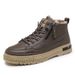 European Warm Series Winter New Mid-High Top Martin Boots Men's British Low-Top Casual Leather American Work Cotton Shoes_vogvips.com