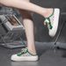 Summer New Style Half Slip White Shoes Thick Bottom Big Head Student Shoes Casual Hollow Platform Shoes Women_vogvips.com