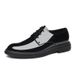 Men's Business Formal British Black Suit Breathable Patent Leather Glossy Pointed Toe Korean Style Single Shoes_vogvips.com