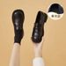 2026 New Genuine Leather Versatile JK Soft Sole Slip-On British Style Loafers Women's Shoes_vogvips.com