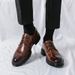 Men's Breathable Slip-On Loafers - Comfortable Business Casual Shoes With Tassel Detail, Lightweight & Stylish For Everyday Wear_vogvips.com