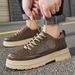 Wholesale Thick-soled Work For Men, Casual Shoes, Low-top Martin Boots, Leather Waterproof Breathable Sneakers, Men's_vogvips.com