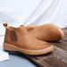 European Warm Series Autumn Winter New Boots With Fleece Lining, Warm, Size 48, Fashionable Trendy Shoes, Non-Slip Slip-On High-Top_vogvips.com