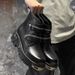 Metal Punk Style Martin Boots Thick Sole Heightening Retro Tooling Boots Ruffian Handsome Men's Shoes_vogvips.com