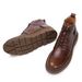 European Warm Series Genuine Chunky Martin For Men, British Motorcycle Layer Cowhide Mid-High Top Work Boots, Soft Leather Boots_vogvips.com