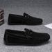 Unbeatable Quality Unbeatable Quality New Spring 2025 Bean For Lazy Men Driving Trendy Breathable Men's Casual Single Le Fu Shoes_vogvips.com