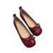 2025 Spring New Korean Style Bowknot Flat Shoes Round Toe Shallow Mouth Soft Sole Fashion Versatile Loafers_vogvips.com