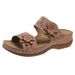 2025 Autumn New Plus Size Women's Shoes With Solid Color Hollow Out Casual Flower Toe Slippers In The Middle Heel_vogvips.com