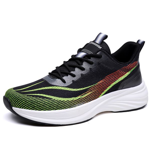 Men Fashionable Lace Up Breathable Mesh Teenagers Daily Wear Casual Sports 2026 New Outdoor Running Shoes_vogvips.com