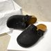 Women's Shoes Internet Celebrity Independent Station Large Size Rhinestone Buckle Sandals Summer Style Outer Wear Baotou Back Empty Women's Shoes Sandals 45 Size_vogvips.com