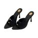 Mature Style High Heel Open Sandals For Women Summer 2025 New Pointed Toe Stiletto Sexy Slippers_vogvips.com