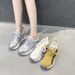 2025 Summer New Mesh Hidden Heel Agan For Women Breathable Versatile Sneakers Thick Sole Casual Dad Shoes_vogvips.com