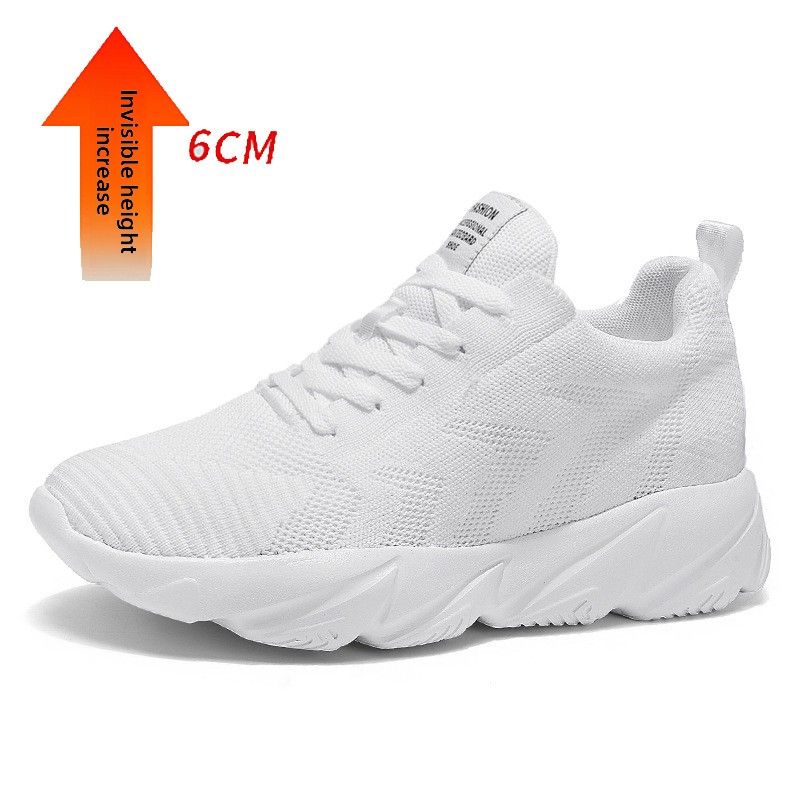 Height-increasing Men's Shoes Sports Shoes Mesh Casual Shoes Soft-soled Travel Shoes Student Running Shoes Men_vogvips.com
