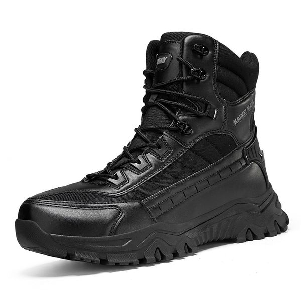 2025 New Outdoor Wear-resistant Hiking Boots Men's Hiking Training Boots Combat Boots Camouflage High Top Boots_vogvips.com