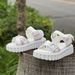 Rhodes New Punk Style Diamond Buckle Sandals Magic Buckle Women's Shoes Fashion Beach Shoes Heightening Thick Soled Sandals_vogvips.com