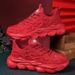 2024 Spring Dragon Year Velvet Daddy Shoes Men's And Women's Leather Student Luminous Sports Shoes Live Streaming Born Year Men's Shoes_vogvips.com