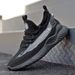 Unbeatable Quality Men's Autumn/winter 2024 New Item, Youth Sports Soft Soled Running Casual Height Increasing Black Dad_vogvips.com