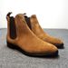 deer leather casual men's boots, suede high top boots, Martin boots for men_vogvips.com