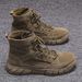 European Warm Series Work Shoes Summer Non-Slip Wear-Resistant Construction Site Safety Canvas Men's Spring And Autumn Outdoor Sports Hiking_vogvips.com