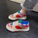 version Of Little White Shoes 2026 Breathable Thick-soled Muffin Board Shoes Foreign Trade Splicing Casual Women's Shoes_vogvips.com