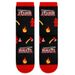 Tall jacquard casual sports socks golf pickleball fire socks_vogvips.com