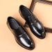 Men's Casual Leather Trendy Business Formal Comfortable Slip-On Solid Color Cross-Border New Style Height-Increasing_vogvips.com